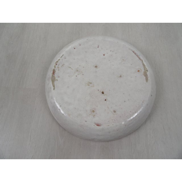 Chinese 18th Century Asian Style White Charger For Sale - Image 3 of 8