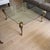 Mid-Century Modern Vintage Hollywood Regency Cast Bronze & Shaped Glass Coffee Table in the Manner of p.e. Guerin For Sale - Image 3 of 7