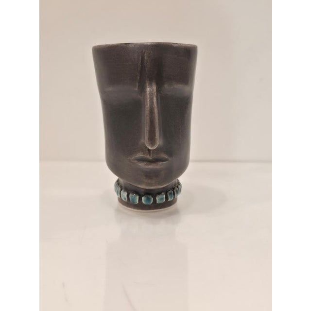 Contemporary Warrior 1 Sculptural Ristretto Cup by Tamara Barnoff For Sale - Image 3 of 9
