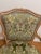 Pairs of French Louis XV Bergere Armchairs/Floral Uphoslstery For Sale - Image 4 of 11
