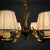 Vintage Swedish Grace Brass Six-Arm Chandelier, 1930s For Sale - Image 6 of 14