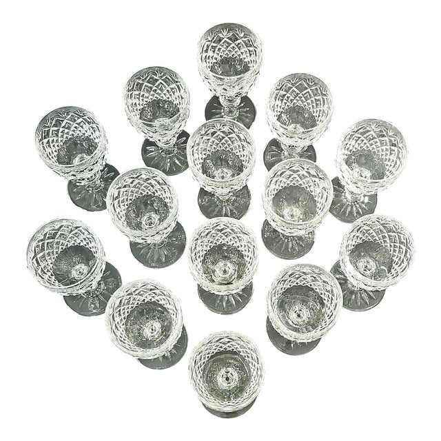 1970s Imperial Crystal Empress Glasses - Set of 14 For Sale