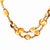 1990s Vintage Citrine Bead 18k Gold Two Strand Necklace For Sale - Image 5 of 10