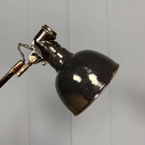 Black Table Lamp with Enamel Shade from Rademacher For Sale - Image 5 of 18
