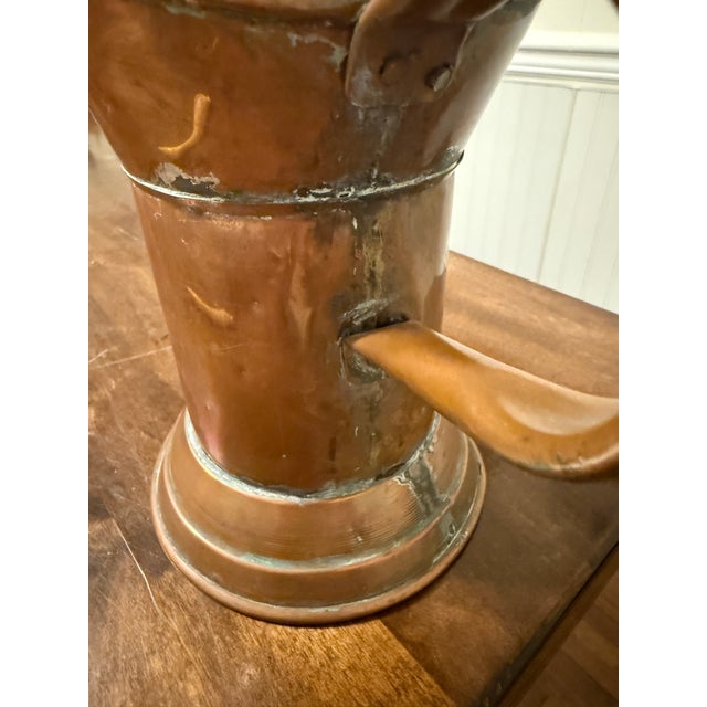 Hammered Copper Pitcher For Sale - Image 6 of 15