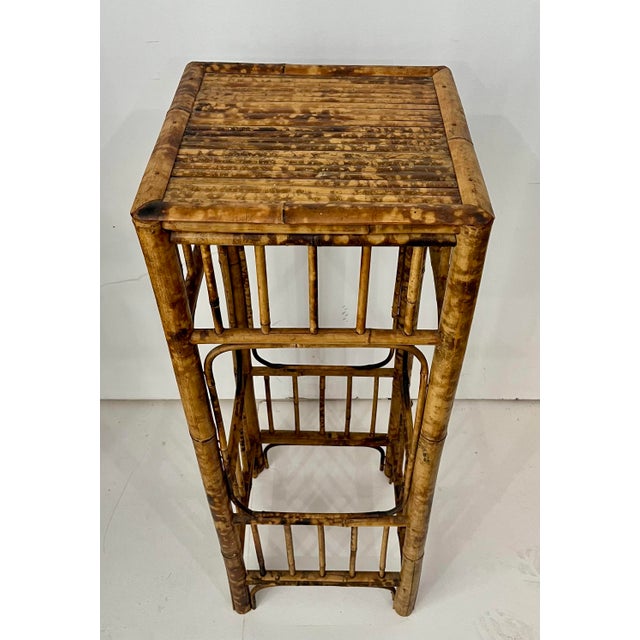 Vintage Bamboo Display Stand / Plant Stand For Sale - Image 9 of 9