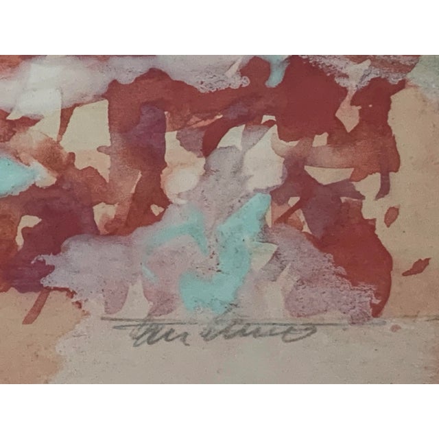 Mid-Century Modern Dominick Turturro Painting, Framed For Sale - Image 3 of 10