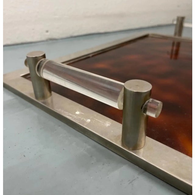 1960s Mid-Century Aldo Tura Red Lucite Bar Wine Set, Italy- 3 Pieces For Sale - Image 9 of 10