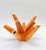 Single-Flower Vase in Amber Coral Ceramic from Vibi Turin, 1960s For Sale - Image 15 of 15