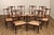 High Quality American Made Set Of Eight Dining Chairs By Henkel-Harris, Crafted In Solid Mahogany. This Matched Set...