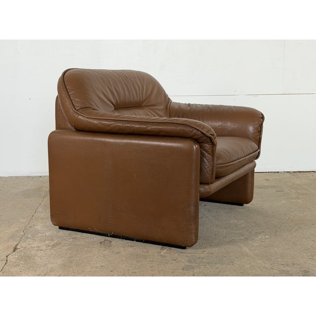 DS-16 Lounge Chair in Brown Leather from de Sede, Switzerland, 1970s For Sale - Image 4 of 9