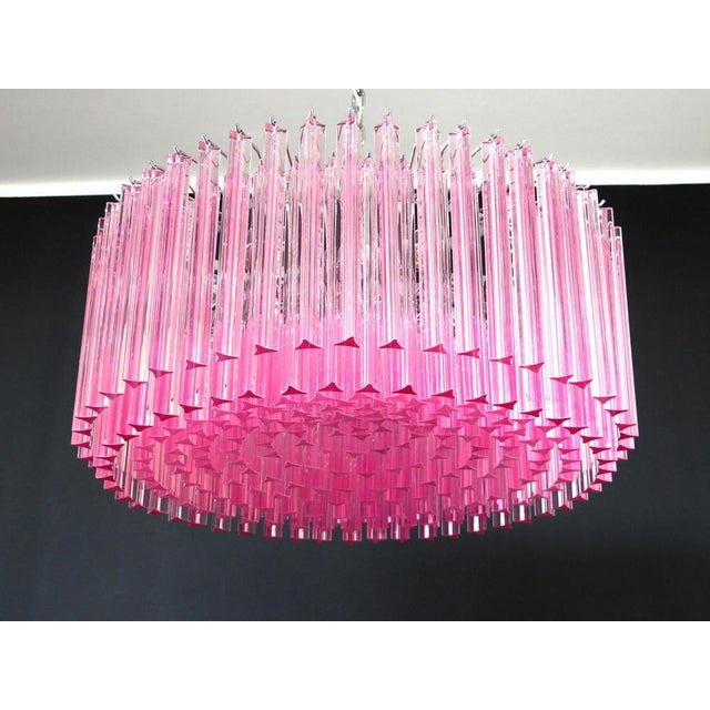 Triedri Murano Glass Chandeliers, Set of 2 For Sale - Image 18 of 18