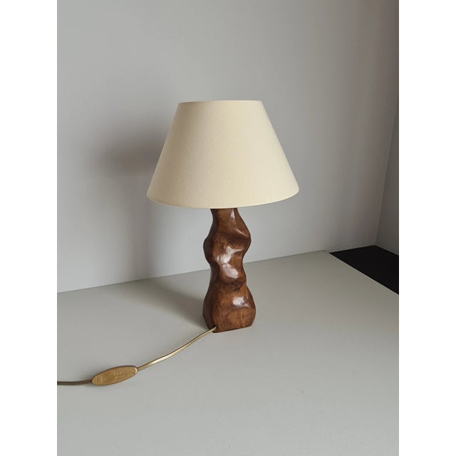 Brutalist lamp made of elm vine. A true sculpture. Perfect for a mid-century, wabi-sabi, ethnic, or bohemian interior or...