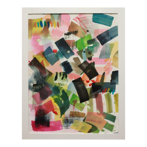 "Testing 2,3,4" Original Contemporary Abstract Painting by Mel Rea