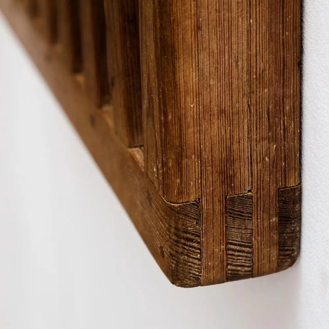 Rationalist Wooden Wall Decoration, 1960s For Sale - Image 6 of 10