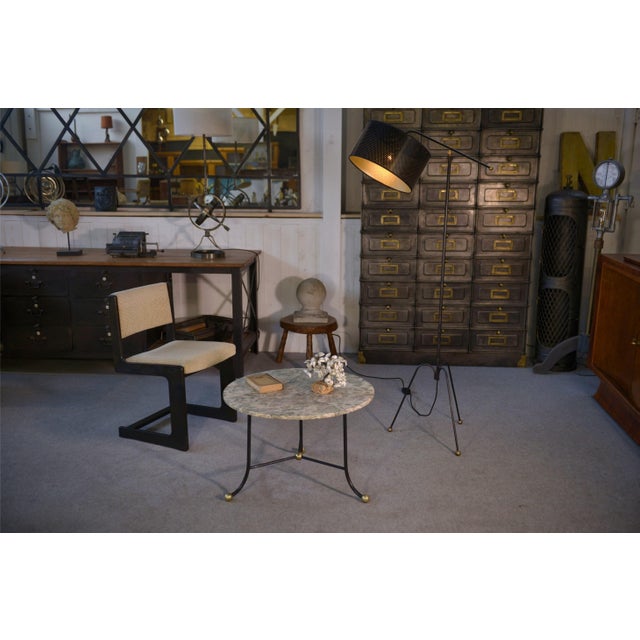 Contemporary Floor Lamp in the style of Jean Royère, 1940s For Sale - Image 3 of 9