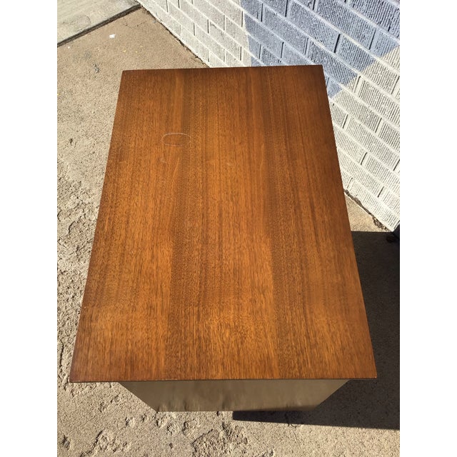 Vintage Circa 1960 Mid-Century Modern Bassett "Mayan" Nightstand For Sale - Image 9 of 12