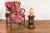 An Indonesian turned wooden stool from the 19th century with brown patina. Crafted in Indonesia during the 19th century,...