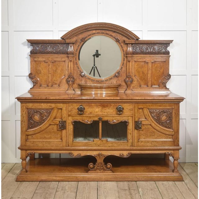 Carved Pollard Oak Sideboard For Sale - Image 18 of 18