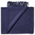 Modern Solid Baby Alpaca Wrap / Throw - Navy For Sale - Image 3 of 3