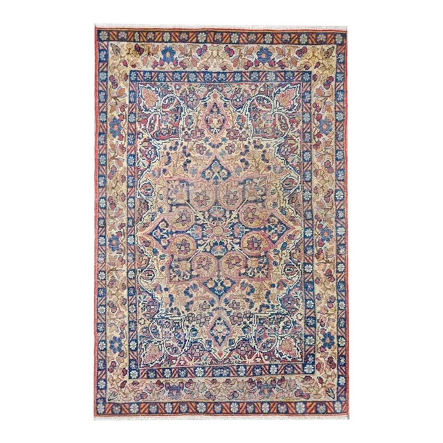 Early 20th Century Lavar Kirman Rug For Sale