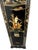Paint Vintage Chinoiserie Black Lacquer and Soap Stone Maiden Umbrella Stand For Sale - Image 7 of 18