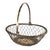Formed in solid brass with an open lattice structure, this mid-century basket reflects the handcrafted metalwork imported...