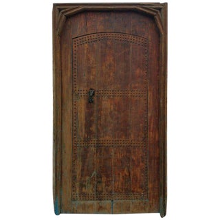 Antique Moroccan Mia Two-Tone Door For Sale