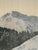 Mid-Century Modern Mid-Century Hans Figura Signed Alpine Landscape Aquatint Etching on Silk For Sale - Image 3 of 11