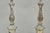 International Silver Mid 20th Century International Victorian Silver Plate Floral Repousse Candlestick Table Lamp Pair For Sale - Image 4 of 18