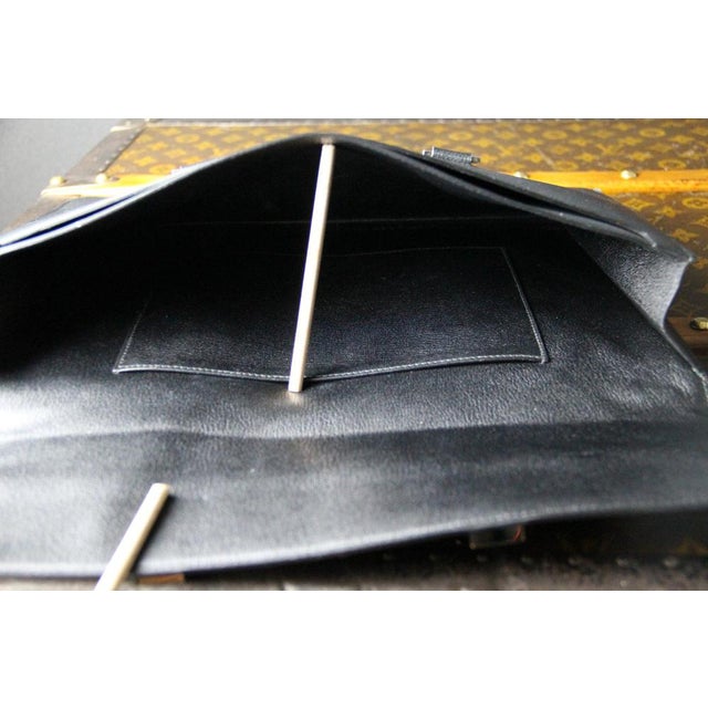 Document Holder in Black Epsom and Palladium Leather from Hermès, 2000s For Sale - Image 13 of 16