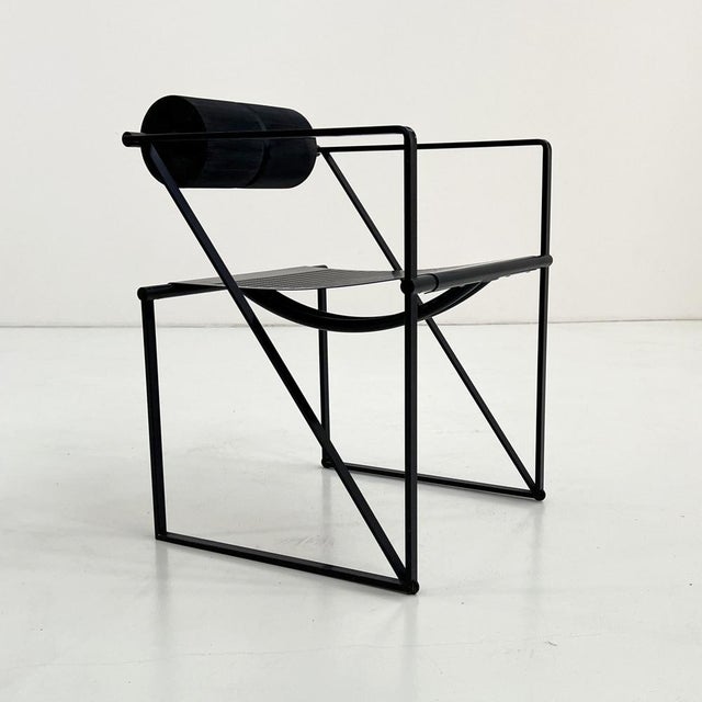 Black Black Seconda Chair by Mario Botta for Alias, 1980s For Sale - Image 8 of 11