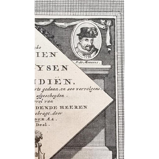 After Jan Goeree, The Principal Voyages of the Portuguese, 17th Century, Engraving For Sale - Image 5 of 7