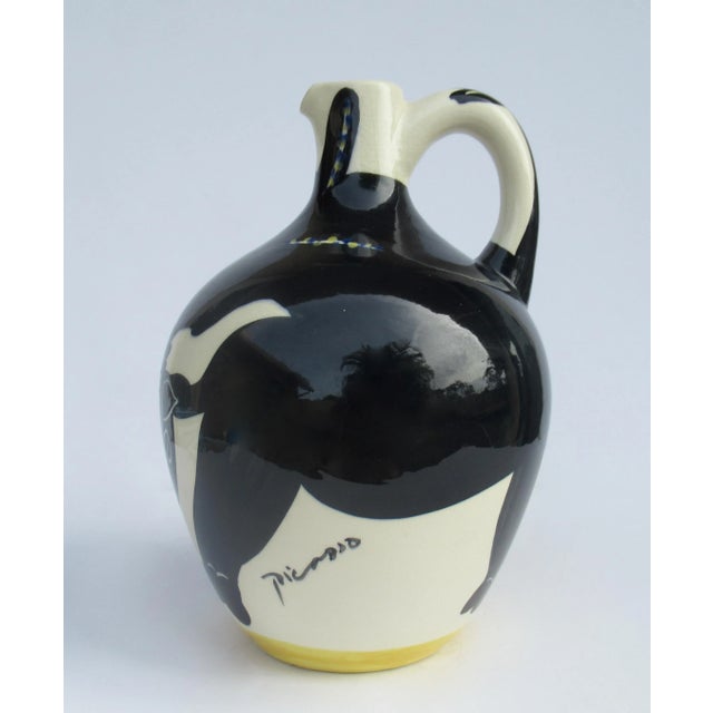 Vintage C.1970''s Original Signed & Numbered Ceramic Pottery "Taureau" (Bull) Jug With Handle by Picasso, Padilla Foundry For Sale In West Palm - Image 6 of 13