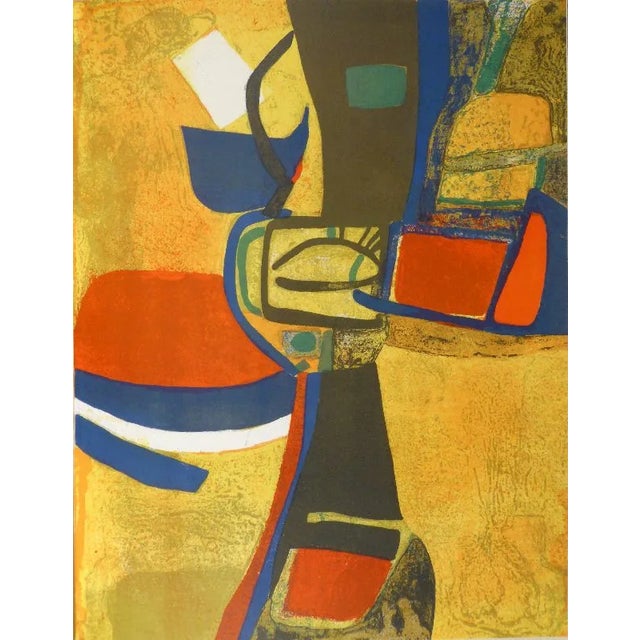 Artist: Maurice Esteve Title: Corne a licou Medium: Original Lithograph Marks: Not signed or numbered Paper Size: 12.50 x...