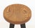 Pair of After Jean Prouve Circular Oak Seat Bar Stools For Sale - Image 10 of 10