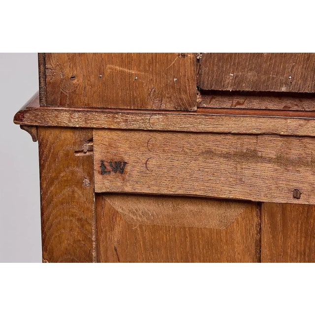 Early 19th Century Early 19th-Century English Oak Welsh Cupboard With Open Plate Rack | Ca. 1800–1820 For Sale - Image 5 of 5