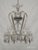 Vintage Waterford Fleur De Lis S Curved Cut Crystal 5 Arm 5 Light Chandelier For Sale - Image 9 of 12