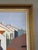 Mid-Century Modern 'Village Pathway' Vintage Original Landscape Oil Painting, Framed For Sale - Image 6 of 10
