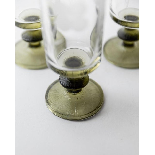 Vintage Champagne Glasses, 1970s, Set of 4 For Sale - Image 9 of 12