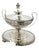 Silver Relief Tureen with Four Support Feet For Sale