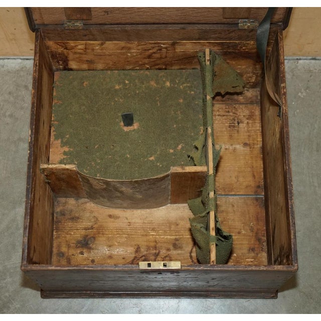Antique Victorian Campaign Chest For Sale - Image 16 of 18
