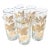 Mid Century 22kt Gold Leaf Tumblers- Set of Eight For Sale