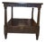 Vintage Henredon Fine Furniture Two-Tier End Table With Drawer & Brass Hardware For Sale