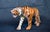 Mid-Century Modern Vintage Leather Sculpture Depicting a Tiger, Italy, 1970s For Sale - Image 3 of 11