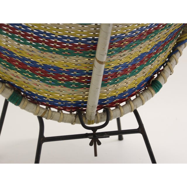 Metal Mid-Century Childrens Acapulco Armchair, 1950s For Sale - Image 7 of 9
