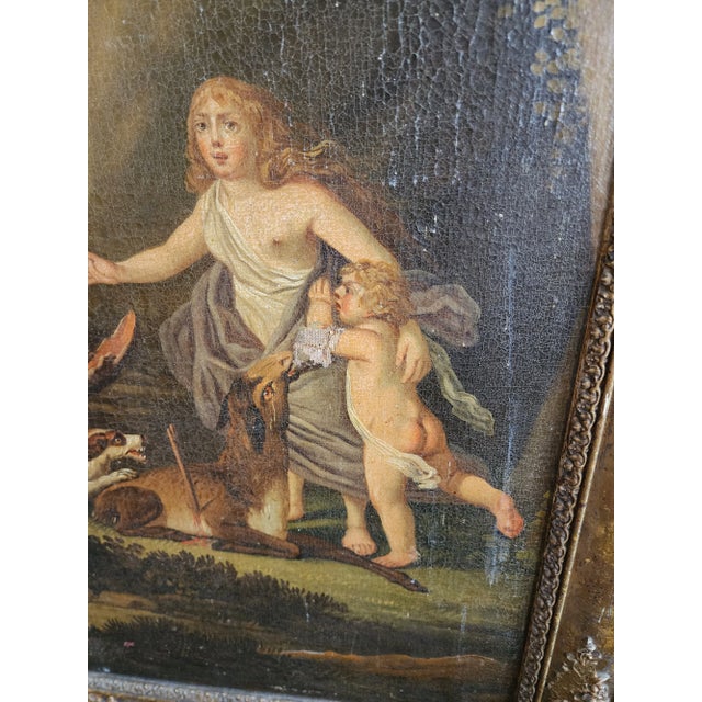 Gold French Trumeau Mirror For Sale - Image 8 of 12