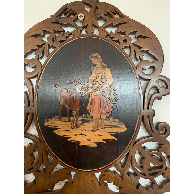 Marquetry Wall Shelves, Sorrento, Italy, 20th Century, Set of 2 For Sale - Image 6 of 8