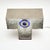 Metal Vintage Italian Glass and Steel Table Lamp, 1960 For Sale - Image 7 of 9