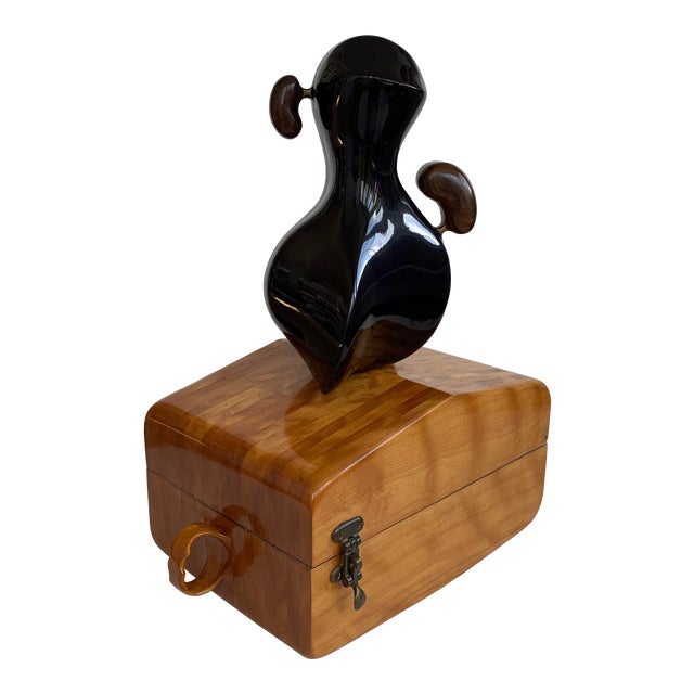 Circa 1960s 1970s Wood Sculpture in the Manner of Hc Westermann For Sale